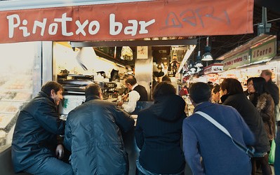 {Spain} Best Tapas at Pinotxo Bar in La Boqueria, Barcelona